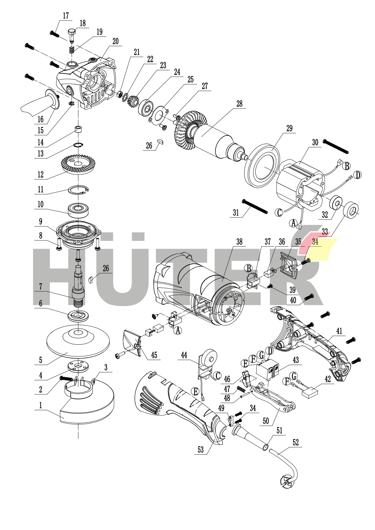 УШМ-1251200Э Вихрь ROH 72/12/7