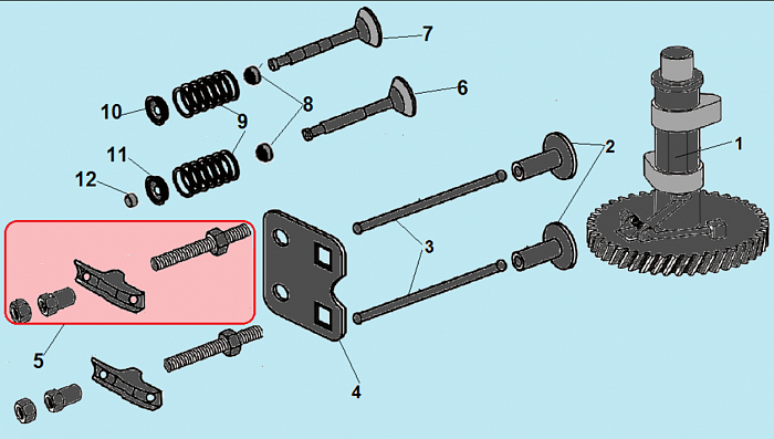 8 КЛАПАНА Газонокосилка CHAMPION LM5131