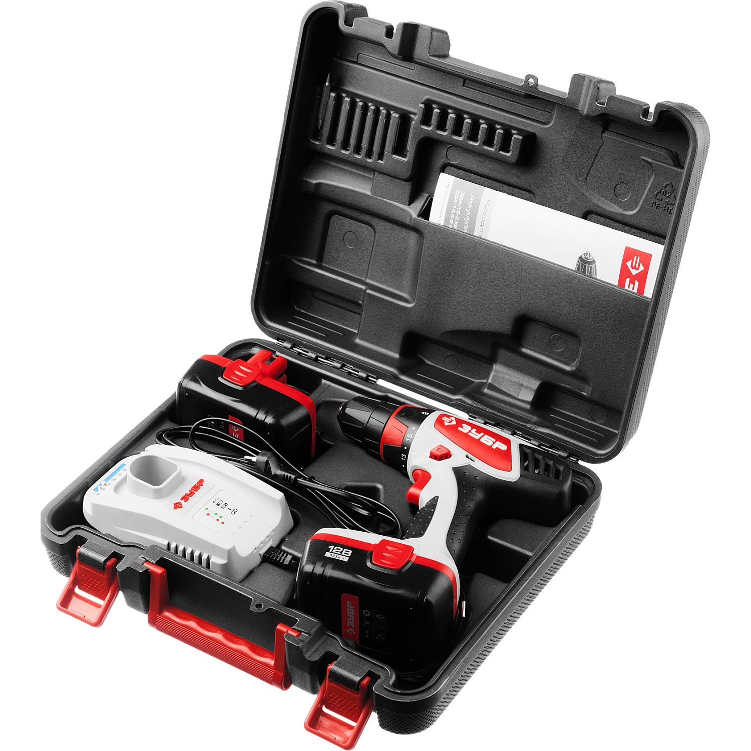 Дрель - шуруповерт, 2 АКБ ЗДА-12-2 КИН