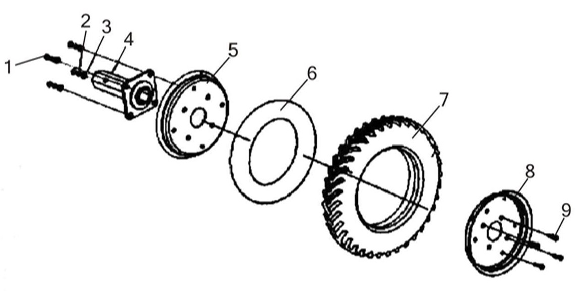 ЗАПЧАСТИ ДЛЯ МОТОБЛОКА БЕНЗИНОВОГО ELITECH КБ 472К (КОЛЕСО)