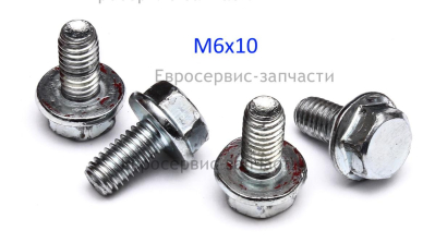 Болт фланцевый M6х10 мм