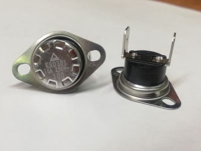 Термореле KSD301 100°C 10A 250V НЗ