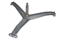 Крестовина барабана стиральной машины Indesit, лучи 23,3 см, вал 11,4 см,d-20 мм, крепление под болт, под барабан 113810, 096198